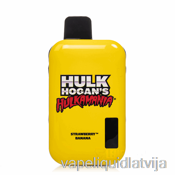 Hulk Hogan Hulkamania 8000 Vienreizējās Lietošanas Zemeņu Banānu Vape šķidrums